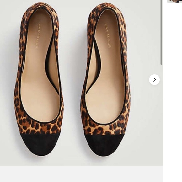 Ann Taylor Odelia Haircalf Cap Toe Pump Leopard Size 7 - Picture 3 of 8